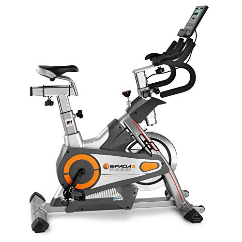 BH Fitness i.SPADA 2 RACING H9356I Indoor Bike - Magnetica e a frizione - Fitness apps - Monitore LCD - Prg Watts