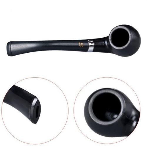 ZJchao Tiny Tabakspfeife Zigarettenspitze Pfeife Klassische Modell, Schwarz - 3