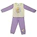 Disney Childrens Girls Tinker Bell Sweet Pixie Long Sleeve Top & Bottoms Pyjama Set (18-24 Months) (Pale Yellow/Lilac)