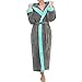Produktbild Damen Bademantel mit Kapuze - Oeko TEX Zertifiziert - Coral Fleece Hausmantel Saunamantel Morgenmantel für Spa Hotel Gym Urlaub 4 Farbe S-5XL
