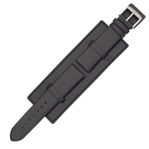 Eichmller Uhrenarmband mit Unterlage schwarz 22mm Eichmller Uhrenarmband mit Unterlage schwarz 22mm