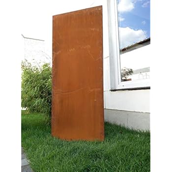 Amazon.de: Zen Man Edelrost Garten Sichtschutz aus Metall Rost