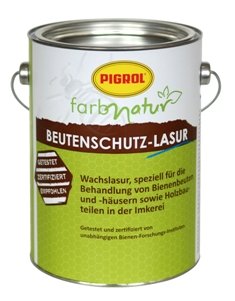 Preisvergleich Produktbild PIGROL Beutenschutz-Lasur Bienenhausfarbe 2,5 Ltr (kiefer)