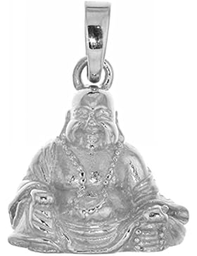 Derby Anhänger Buddha schwer massiv echt Silber Sterling-Silber 925 - 23833