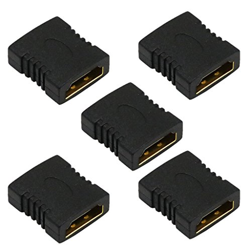 MagiDeal 5 Stück HDMI Adapter F / F Buchsenkoppler mit vergoldete Schnittstelle