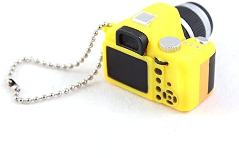 Lcmtvb Simulation SLR camera small toy voice - emitting key ring car pendant