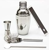 Todo lo que necesitas: kit de mixología todo incluido de 5 piezas con herramientas de barra de calidad graves. Le dará el poder de preparar cócteles impresionantes para sus invitados. Si usted es un camarero aficionado o un gurú de mezcla de bebidas, si usted está preparando un bar en casa o en el trabajo-nuestro conjunto de bar es una manera brillante de golpear el suelo corriendo..