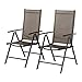 Produktbild Grand Patio 2-er Set Stuhl, 7-Fach verstellbar Klappsessel, Gartenstuhl, Hochlehner für Terrasse Multipositionssessel, Balkon Möbel, grau