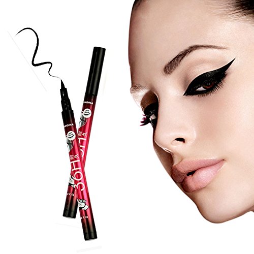 FUNOC Black Waterproof Liquid Eyeliner Eye Liner Pencil Pen Make Up Beauty Comestics by FUNOC