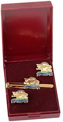 royal leicestershire regiment cufflink and tiebar giftset, the leicesters, the leicestershires