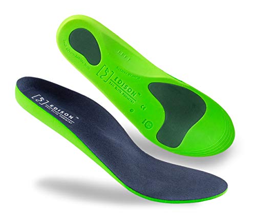 Plantillas ortopédicas de apoyo para fascitis plantar de Edison Elite XXII Prodiatry, XS: UK 3-4