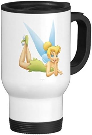 Tinker Bell Laying Down 14 Oz Stainless Steel Travel Mug