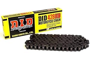 D.I.D DID Kette 428 HD verstärkt schwarz 122 Glieder offen Clipschloss