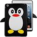 Produktbild SKS Distribution® Schwarz Apple Ipad Mini Pinguin niedlichen Tier Silikonhülle Shell Beschützer Handy Smartphone Zubehör