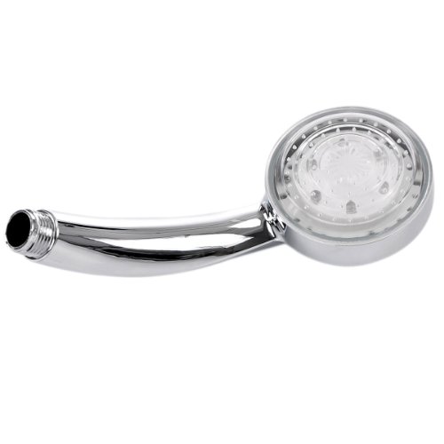 Housweety LED Duschkopf Duschbrause Brausekopf mit Licht Farbwechsel 7 Farbe automatic - 2