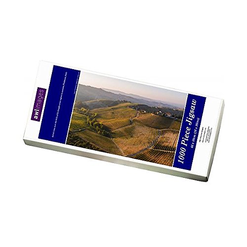 Media Storehouse 1000 Piece Puzzle of Aerial view over the hills of Le Langhe wine region in autumn (14648564)