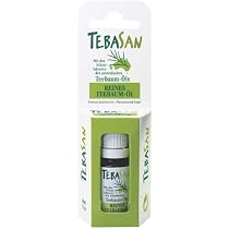Enzborn TEBASAN Reines Teebaum-Öl 10 Ml – 100% Naturreines ätherisches Öl Für Haut & Pflege