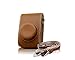 Produktbild Retro Kamera Leica D-Lux 6 Leder Tasche Schutzhülle aus echtem Leder mit Schultergurt - Braun