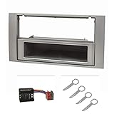 Farbe: silber, Setinhalt: Radioblende Quadlock auf ISO-Radioadapterkabel (Anschluß bitte vor dem Kauf prüfen!!), Entriegelungsbügel für das Originalradio