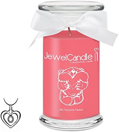 Jewelcandle Scented Candle My Favorite Person With A Silver Jewellery