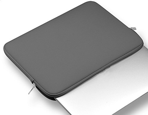 Hosaire Laptop Tasche Mode Computer Carrying Bag Tasche für Laptop/Tablet/Notebook/Ultrabook mit Bildschirmdiagonale 15 Zoll,Grau - 7
