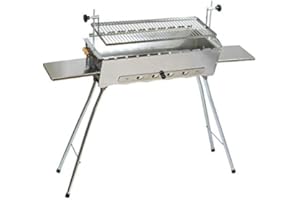 Olymp Mangal – Barbacoa de acero inoxidable, barbacoa de jardín, barbacoa ideal para shish kebab