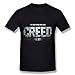 Price comparison product image Dzzlee Men's Cotton Basic T Shirts Creed Black 3X