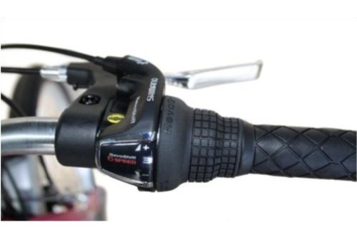 26 Zoll Fahrrad 18 Gang Shimano Kettenschaltung StVZO tauglich Rot mit ALUFELGEN - 6