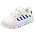 Produktbild Baby (22-26) Turnschuh, Quaan Jungen Mädchen Martin Leder LED Licht Leuchtend Sport Schüler Stiefel Schnee Beiläufig Retro Klassisch Mode Klassisch Einfachheit Party Prinzessin Bowknot Hochzeit Schuhe