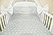Baby Bedding Set 5 Pieces Bedding Set with Cot Bumper, Canopy Children's Bed Linen 100 x 135 cm BRAND NEW Chiffon Sky Stars Grey