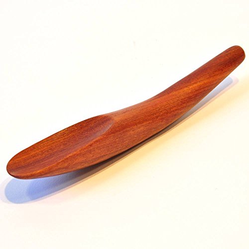 Massageholz Löffel, glattes Hartholz für Triggerpunkt-Massagen Massagehilfe Holz Deuser Stab - 6