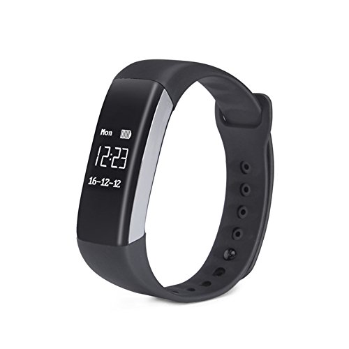 Preisvergleich Produktbild Fitness Tracker, Smart Armband Slim Activity Tracker Mit Pulsmesser Wasserdicht Fitness Armband Touchscreen Fitness Uhr Bluetooth Schrittzähler Schlaf Monitor Für Kinder Frauen Und Männer Kompatibel Mit Android & IOS(Silver)