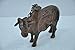 Produktbild 1930's Old Copper Inlay Engraved Handcrafted Ox / Bull Shape Holy Water Bottle