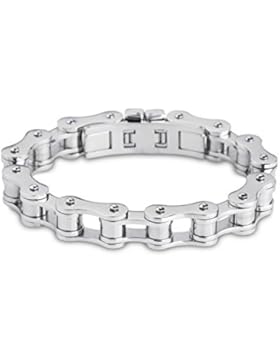 LDUDU® Herren Fahrradkette Motorradkette Armband Edelstahl Geschenk für Valentinstag Geburtstag Weihnachten, Farbe...