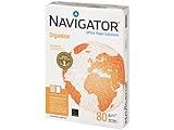 N de hojas : 500 Navigator 377708 - Paquete de 500 hojas de papel A4, 80 gramos