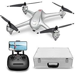 Potensic Drone GPS, Drone sin Escobilla con Cámara 1080P HD, FPV Avión con Función Sígueme, Plantear Ruta, 110º Gran Angular, Rotación por Punto de Interés, Altitude Hold, Retorno a Casa, D80