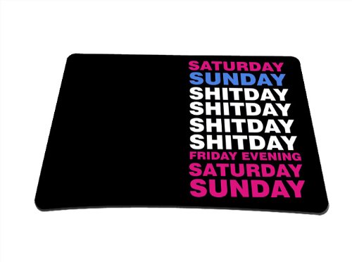 Preisvergleich Produktbild Luxburg® Design XL Gaming Mauspad Mousepad, Motiv: Shitday Kalender