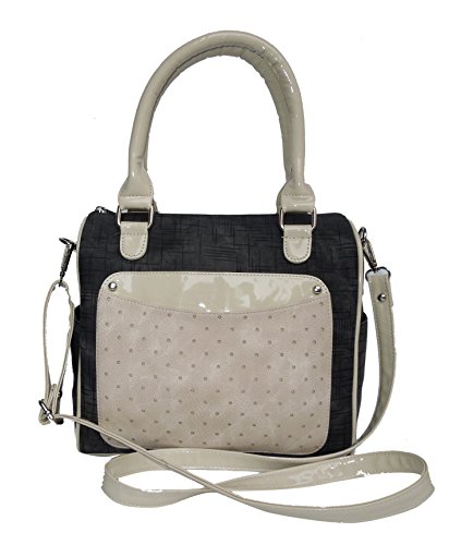 Preisvergleich Produktbild Spice Art Cream Leatherite Geräumige Handtasche