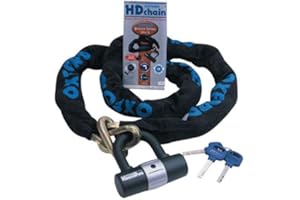 OKOIUM Oxford HD - Candado de cadena de 2 m para motocicleta, con bloqueo de cadena de motocicleta