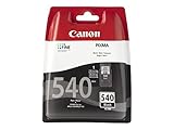 Instalación rápida Canon PG-540 Cartucho de tinta original Negro para Impresora de Inyeccion de tinta Pixma TS5150-TS5151-MX375-MX395-MX435-MX455-MX475-MX515-MX525-MX535-MG2150-MG2250-MG3150-MG3250-MG3550-MG3650-MG4150