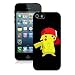 Produktbild Iphone 5S Case,Pokemon Popular Cute And Funny Pikachu 33 Black Iphone 5S Screen Phone Case Fashion and Newest Design