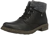 Rahmengenähte Sohle Rieker Damen 74234 Warm gefüttert Classics Kurzschaft Stiefel und Stiefeletten, Schwarz (Schwarz/granit/Grau/00), 40
