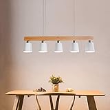LIEFERUMFANG : Geeignetes Leuchtmittel 5 x E27, max. je 60 Watt der Energieeffizienzklasse A++ bis E (im Lieferumfang enthalten).