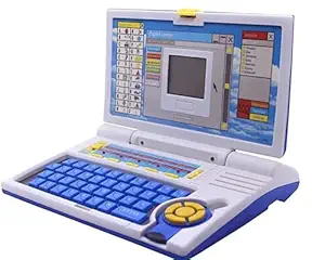 SIDRITZ CLUB Kids Toys, Toys for Kids, Kids Laptop, Children Toys, Kids Laptop Computer 3 to 10 Years, Toy Laptop, Kids Toys for Boys/Girls, Games Fun Laptop Notebook Computer Toy for Kids-Blue