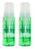 2 X TEA TREE FOAMING FACE WASH 200ml FOR HEALTHY CLEAN SKIN - DAILY USE