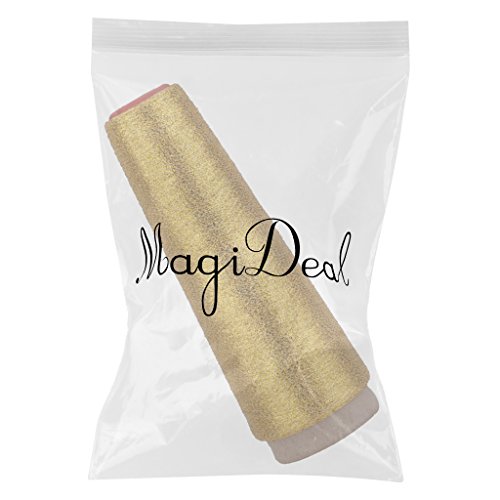 Metical Garn Nähgarn Nähgarne Stickgarn Spule Faden Spulen Garn für Handwerk 90d – Gold - 2