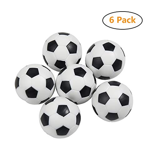 Homiki- Palline per calcetto, in plastica dura, omologate, giocattolo per bambini, 6 pezzi