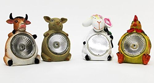 Farmyard Solar Powered Lights set of 4