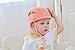 Ibepro® Infant Baby Toddler Safety Helmet Kids Head Protection Hat for Biking Walking Crawling,Baby Children Infant Adjustable Safety Helmet Headguard Protective Harnesses Cap - Orange