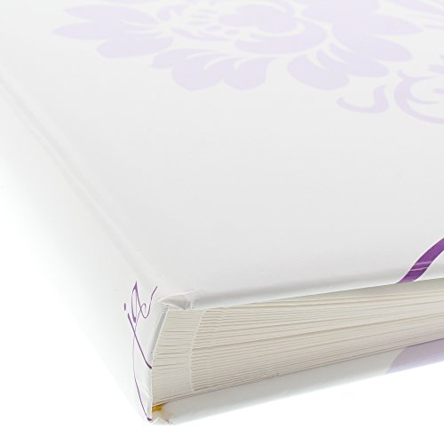 Goldbuch Hochzeitsalbum, 30×31 cm, 60 Seiten mit Pergamin, Ja, Weiß/Flieder, 08021 - 4